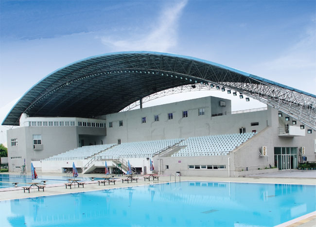 长春游泳馆网架